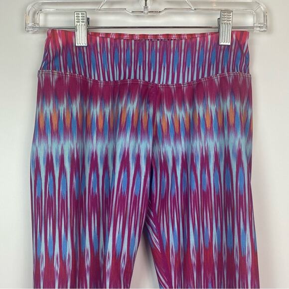 prAna Roxanne Capri Womens Festival Pink Cropped Mid Rise Size XS - Picture 4 of 10